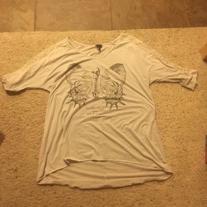 Skull Butterfly Long Sleeve